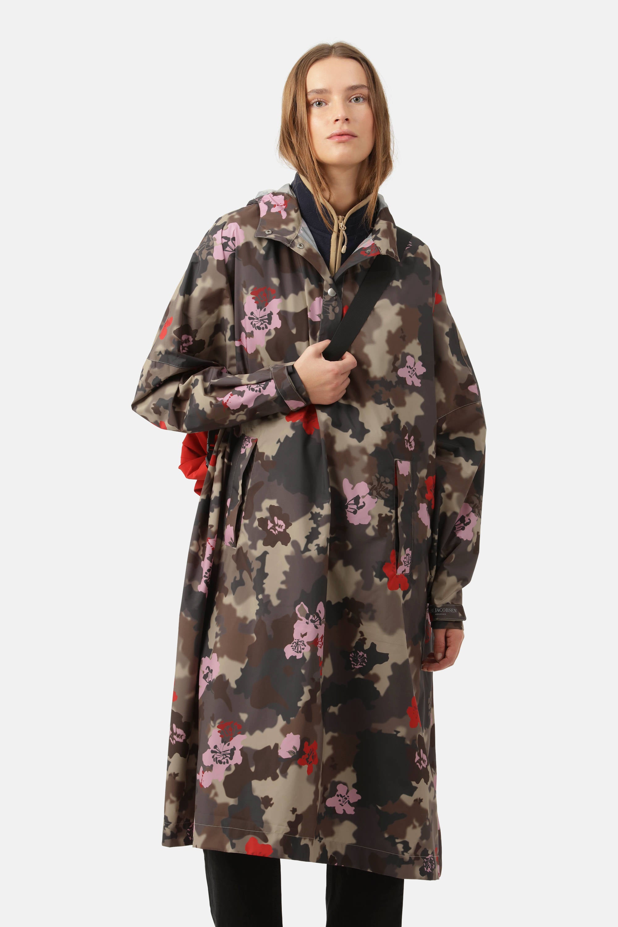 Regnponcho - Floral Camo